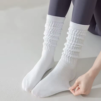 LunaLoom™ 4-Pair Soft Knit Slouch Socks — Cozy Knee-High Scrunch Set