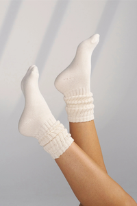 LunaLoom™ 4-Pair Soft Knit Slouch Socks — Cozy Knee-High Scrunch Set